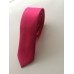 Slim line stropdas roze effen